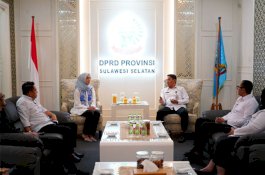 Kakanwil Kemenkum Sulsel Silaturahmi dengan Ketua DPRD, Bahas Ranperda dan Perlindungan UMKM