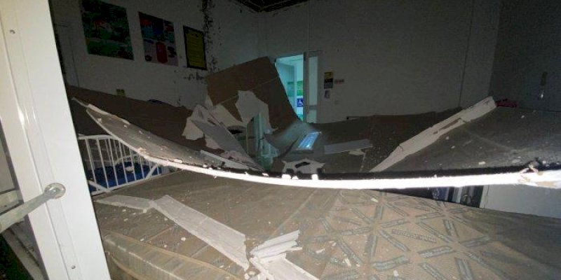 Plafon Puskesmas Baraka Ambruk, Bayi Baru Lahir Nyaris Jadi Korban