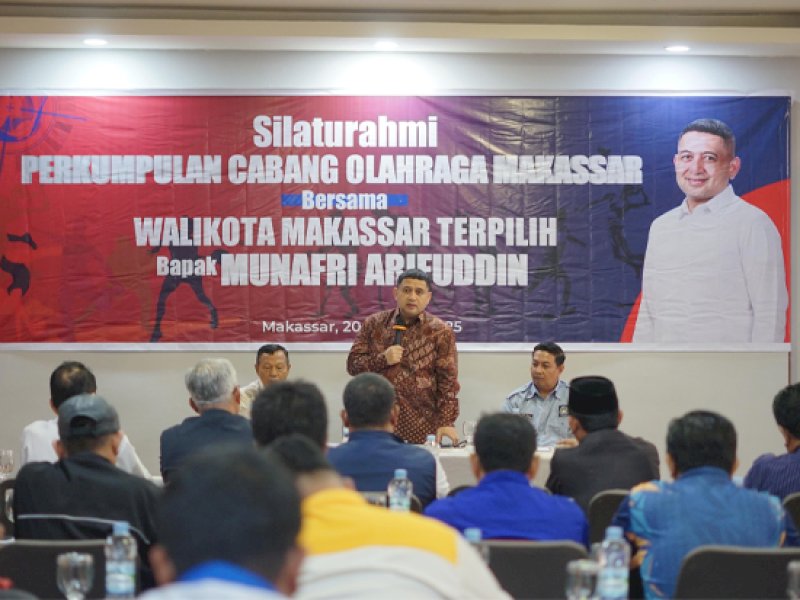 Puluhan pengurus cabang olahraga di Kota Makassar mengadakan pertemuan dengan Walikota terpilih, Munafri Arifuddin (Appi), di Hotel Aryaduta Makassar pada Senin (20/1/2025). @Jejakfakta/Istimewa
