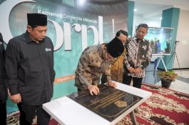 Menag Luncurkan Pusat Informasi Strategi Kebijakan Keagamaan dan Kemenag Corpu