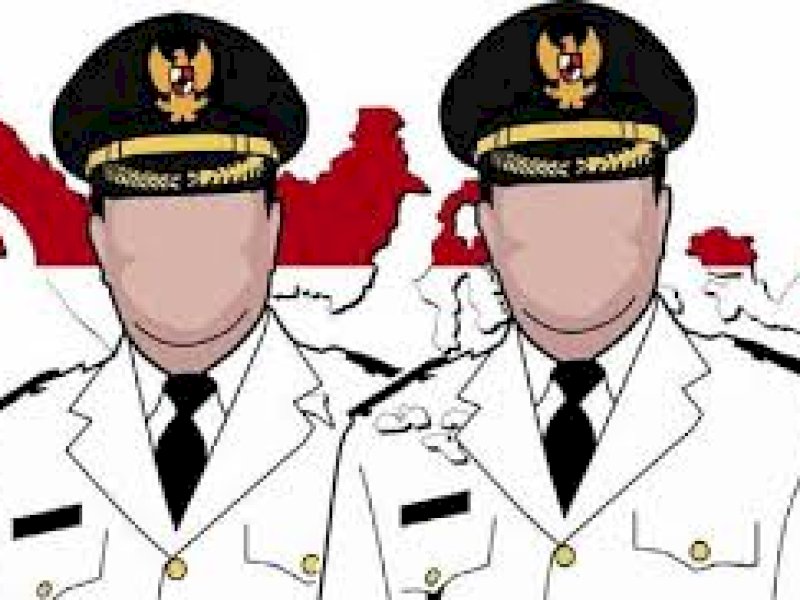 Ilustrasi pelantikan kepala daerah.