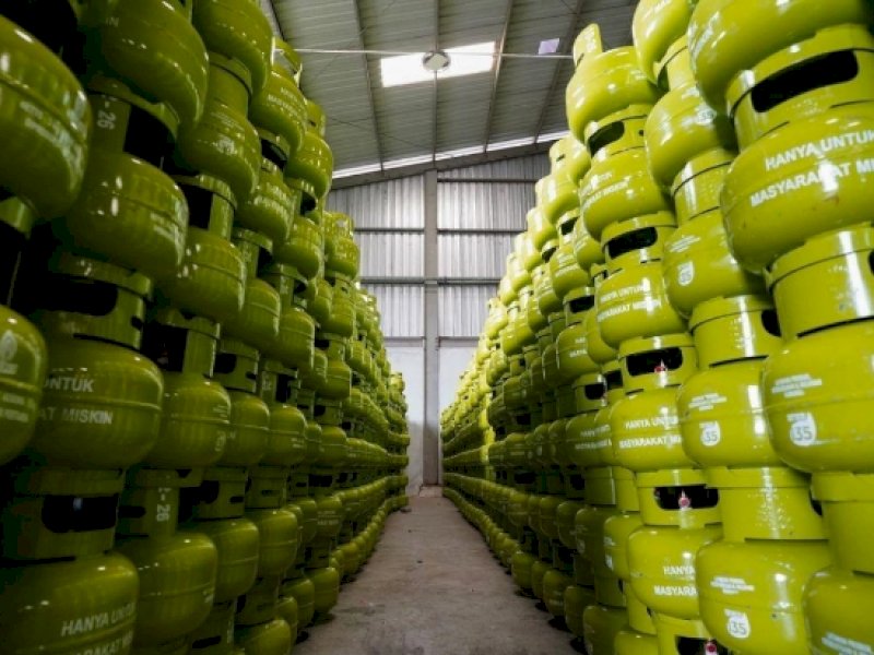 PT Pertamina Patra Niaga Regional Sulawesi menegaskan bahwa distribusi LPG bersubsidi ukuran 3 kg hanya diperuntukkan bagi golongan tertentu. @Jejakfakta/Foto:Istimewa