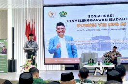 Ketua Komisi VIII DPR RI Tantang Asrama Haji Makassar Berangkatkan 5 Kloter per Hari