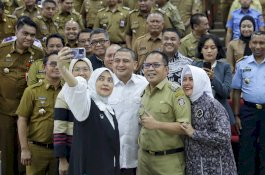 Indira Yusuf Ismail Ikuti Rakor Wali Kota dan Wakil Wali Kota Terpilih, ucapkan Selamat kepada Appi-Aliyah