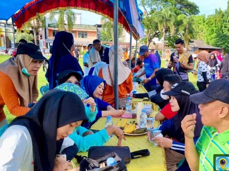 Dinas Kesehatan Bulukumba menggelar layanan pemeriksaan kesehatan gratis bagi masyarakat di Lapangan Pemuda Bulukumba, Minggu (16/2/2024) kemarin. @Jejakfakta/Istimewa