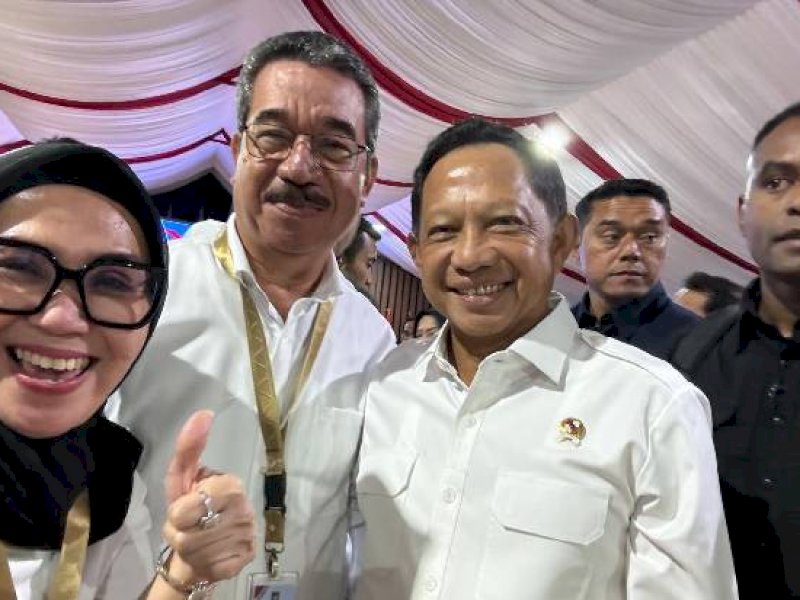 Bupati Barru, Andi Ina Kartika Sari bersama Mendagri, Tito Karnavian. @Jejakfakta/Foto: Istimewa