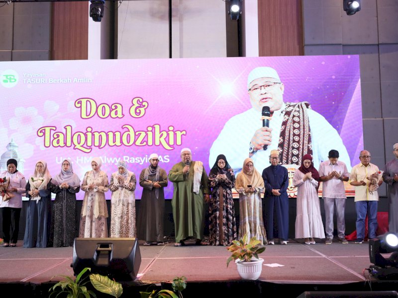  Ketua TP PKK Kota Makassar, Melinda Aksa, menghadiri acara Gebyar Ramadan yang digelar oleh Yayasan Tasuri Berkah Amiin di Hotel Four Points, Rabu (26/2/2025). @Jejakfakta/Istimewa