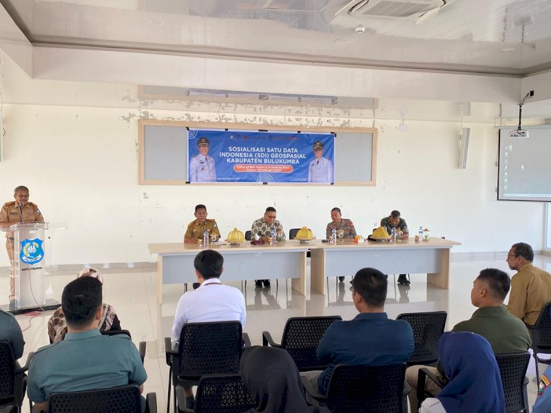Sosialisasi SDI Geospasial di Gedung Pinisi, Selasa (25/2/2025). @Jejakfakta/Istimewa