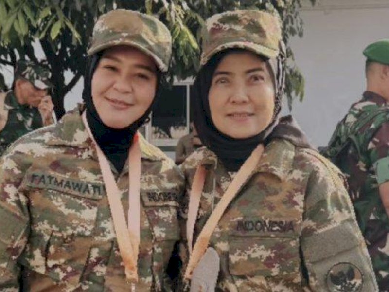 Wakil Gubernur Sulsel Fatmawati Rusdi dan Wakil Wali Kota Makassar Aliyah Mustika Ilham sudah berada di Akmil Magelang pada Kamis (27/2/2025). Mereka akan mendapat sejumlah materi dari pemerintah pusat. @Jejakfakta/Istimewa