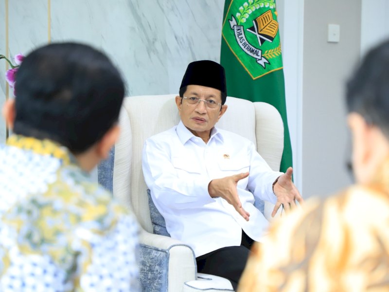 Menteri Agama, Nasaruddin Umar. @Jejakfakta/Istimewa 