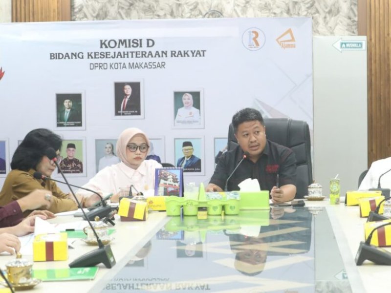 Rapat Dengar Pendapat Komisi D DPRD Makassar bersama Disnaker Makassar soal Jaminan Pekerja Rentan di Kota Makassar. @Jejakfakta/Istimewa