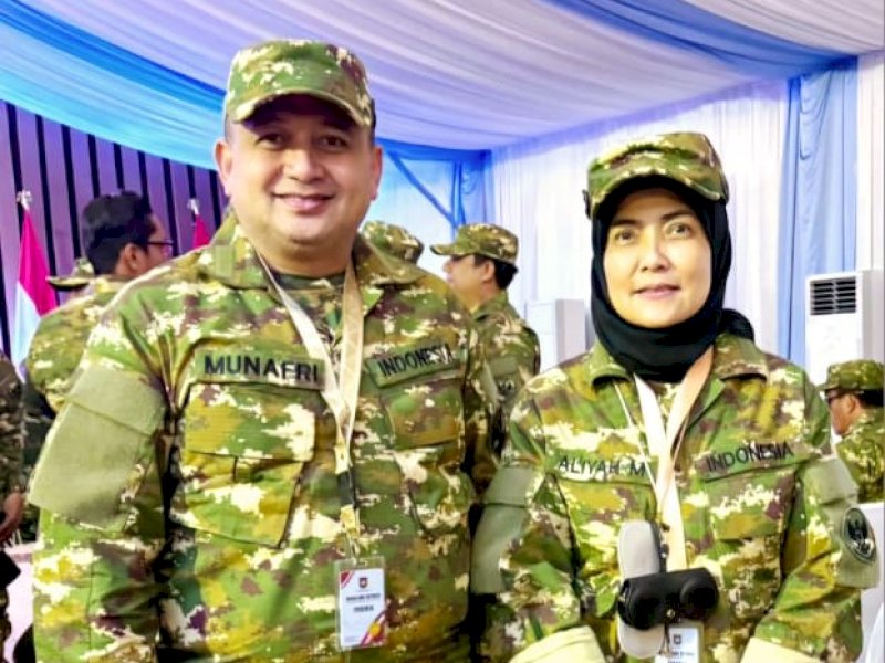  Wali Kota Munafri Arifuddin dan Wakil Wali Kota Aliyah Mustika Ilham tengah berada di Akademi Militer (Akmil) Magelang untuk mengikuti pembekalan pimpinan (retreat) Kepala Daerah. @Jejakfakta/Istimewa