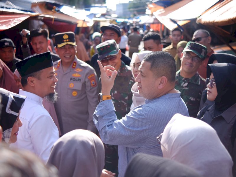 Wali Kota Makassar, Munafri Arifuddin (Appi), bersama Gubernur Sulsel, Andi Sudirman Sulaiman (ASS), menyiapkan sejumlah langkah strategis untuk mengintervensi gejolak harga di pasar. @Jejakfakta/Pemkot Makassar