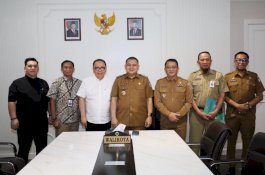 Munafri Arifuddin Terima Audiensi Tim Chairul Tanjung, Bahas Peletakan Batu Pertama Masjid di Trans Mall