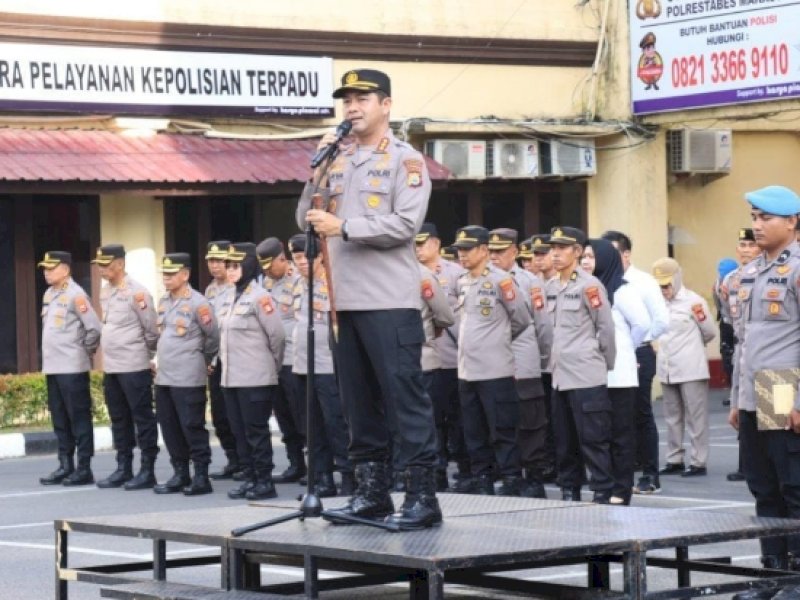 Kapolrestabes Makassar, Kombes Pol Arya Perdana memastikan pelayanan kepada masyarakat tetap maksimal di bulan suci Ramadan. @Jejakfakta/Foto: Istimewa