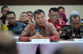 Hadiri HLM TPID, Bupati Andi Utta Paparkan Program Landclearing untuk Ketahanan Pangan