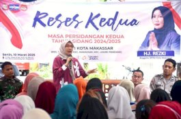 Legislator Makassar Partai Demokrat Rezki Reses di Rappocini, Warga Keluhkan Drainase Buntu
