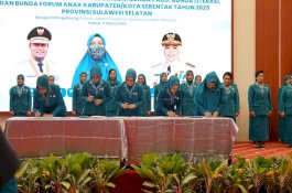 Haslindah Syaharuddin Dilantik sebagai Ketua TP PKK Sidrap, Bupati Beri Dukungan Penuh