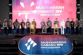 Munafri Arifuddin Buka Muscab XIV HIPMI Makassar, Dorong Optimalisasi Potensi Lokal