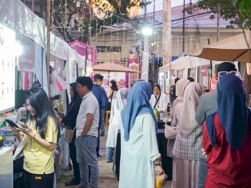 Ramadhan Fest SMES & Financing Expo 2025 yang digelar oleh Dinas Koperasi & UKM Kota Makassar sukses. @Jejakfakta/dok. Istimewa