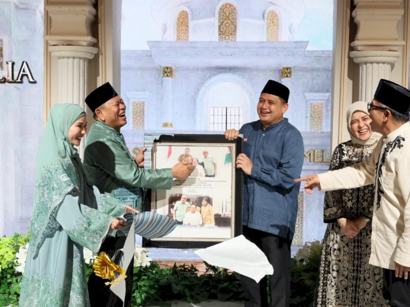 Wali Kota Makassar Munafri Arifuddin menghadiri peresmian Masjid Al Ansar Nur Amelia yang berlokasi di Tanamaland, Tanjung Bunga, Minggu (23/3/2025). @Jejakfakta/dok. Humas Pemkot Makassar