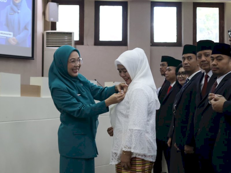 Katua TP PKK Kota Makassar, Melinda Aksa. @Jejakfakta/dok. Humas Pemkot Makassar