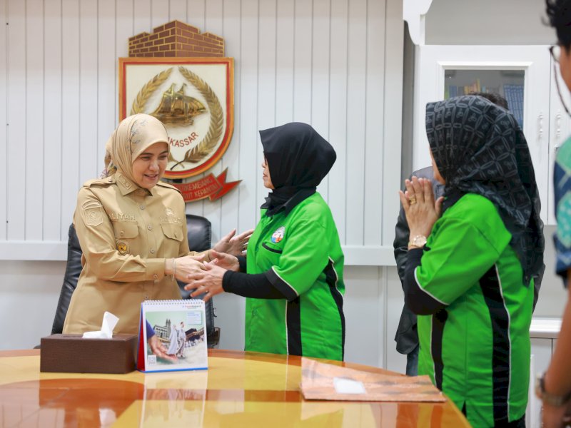 Wakil Wali Kota Makassar, Aliyah Mustika Ilham menerima audiensi dari Dewan Pengurus Daerah Himpunan Masyarakat Tani-Nelayan Indonesia (DPD HIMTANI) Provinsi Sulawesi Selatan, Selasa (25/03/2025). @Jejakfakta/dok. Humas Pemkot Makassar