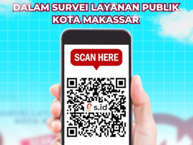 QR code yang tersedia survei layanan publik Kota Makassar. @Jejakfakta/Tangkapan Layar