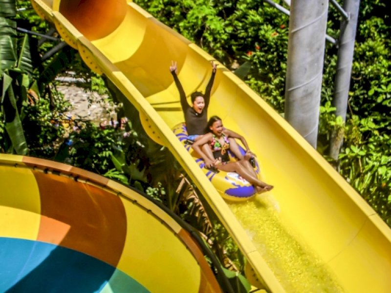 Bugis Waterpark Adventure kembali menawarkan program spesial pada momen libur Lebaran. @Jejakfakta/dok.Istimewa