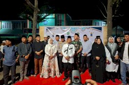 Meriah! Ratusan Kendaraan Pawai Takbir Keliling di Sidrap