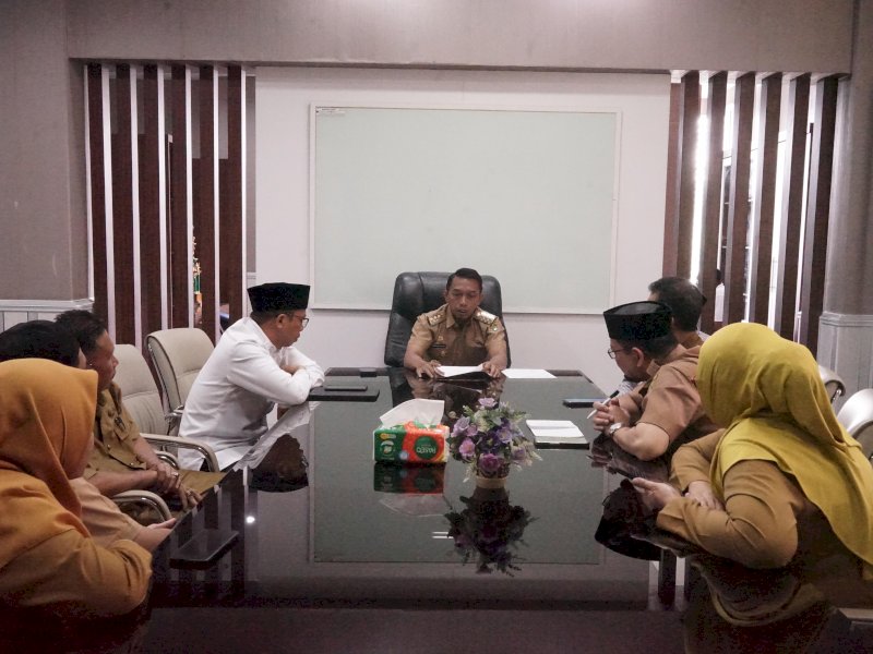 Bupati Sidrap, Syaharuddin Alrif, saat menerima audisensi pengurus MUI Sidrap, Selasa (8/4/2025). @Jejakfakta/dok. Humas Pemkab Sidrap