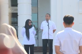 Pimpin Apel Perdana Pasca Lebaran, Bupati Irwan Ajak ASN Junjung Tinggi Disiplin
