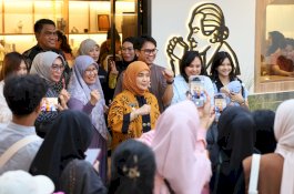 Grand Opening Toko Kopi Oma, Aliyah Mustika Ilham Dukung Pelaku UMKM Kreatif