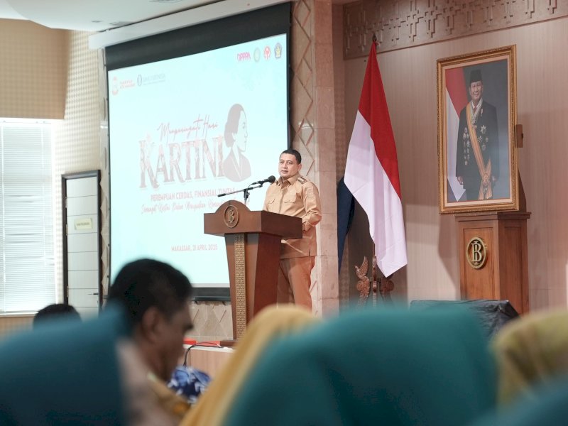 Wali Kota Makassar Munafri Arifuddin menghadiri kegiatan peringatan Hari Kartini yang digelar di Kantor Bank Indonesia, Jalan Jenderal Sudirman, Senin (21/4/2025). @Jejakfakta/dok. Humas Pemkot Makassar