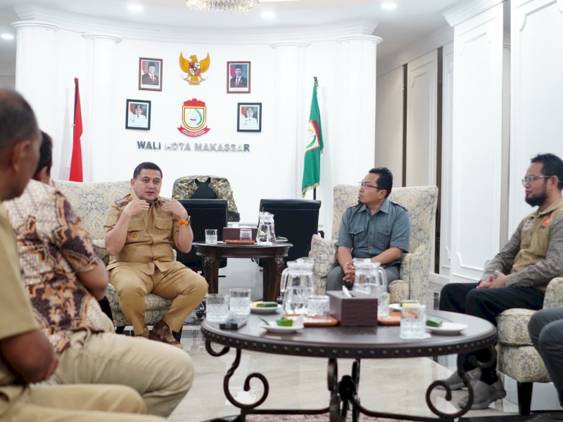 Wali Kota Makassar, Munafri Arifuddin, saat menerima fraksi PKS DPRD Kota Makassar, di Kantor Wali Kota Makassar, Selasa (22/4/2025). @Jejakfakta/dok. Humas Pemkot Makassar