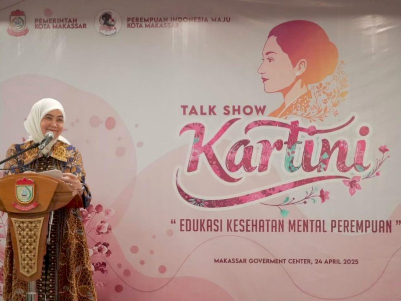 Wakil Wali Kota Makassar, Aliyah Mustika Ilham, menghadiri talkshow bertema &ldquo;Edukasi Kesehatan Mental Perempuan&rdquo;, di Makassar Government Center (MGC), Jalan Slamet Riyadi, Makassar, Kamis (24/4/2025). @Jejakfakta/dok. Humas Pemkot Makassar