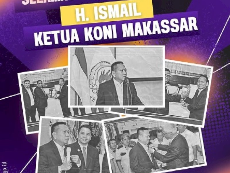 DPRD Kota Makassar mengucapkan selamat atas terpilihnya legislator yang juga Ketua Komisi B DPRD Makassar, Ismail, sebagai Ketua KONI Makassar periode 2024-2029. 
