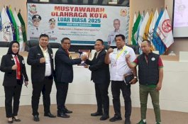Ketua Komisi B DPRD Makassar Ismail, Resmi Menahkodai KONI Periode 2025-2029