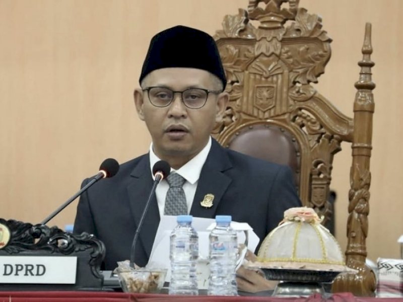 Ketua DPRD Makassar Supratman. @Jejakfakta/Istimewa
