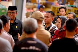 Komisi B DPRD Makassar Sidak Pasar Sawah, Minta PD Pasar Pasang CCTV dan Kanopi