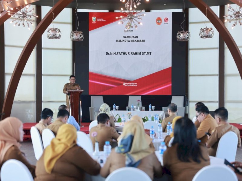 Dinas Koperasi dan UKM Kota Makassar menggelar Forum Perangkat Daerah bertema Mewujudkan Koperasi dan UMKM yang Inovatif, Berdaya Saing, Mandiri, Berbasis Digital, dan Berkelanjutan di Hotel Aston, Senin (3/2/2025). @Jejakfakta/Istimewa
