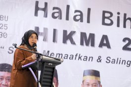 Aliyah Mustika Ilham Hadiri Halal Bi Halal HIKMA Sulsel, Tekankan Persatuan dan Nilai Budaya Enrekang