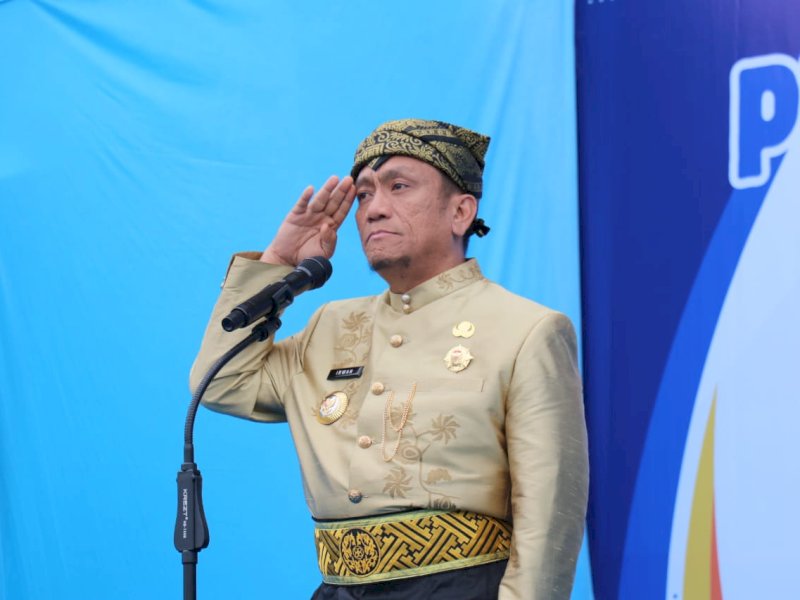 Pemerintah Kabupaten (Pemkab) Luwu Timur menggelar upacara peringatan Hari Pendidikan Nasional (Hardiknas) Tahun 2025 di Lapangan Karelai, Kecamatan Wasuponda, Jumat (02/05/2025). @Jejakfakta/dok. Humas Pemkab Lutim