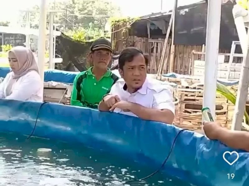 Kepala Dinas Koperasi dan UKM Kota Makassar, Muhammad Rheza, melakukan kunjungan langsung ke pelaku UMKM di wilayah Tanjung Merdeka, didampingi Kepala Bidang UKM, Andi Tenri Beda, Rabu (30/2/2025). @Jejakfakta/Istimewa