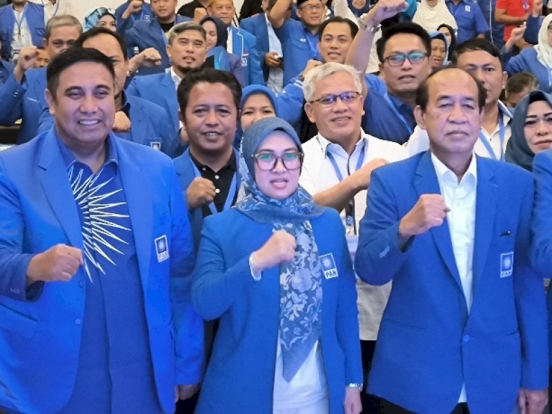  Musyawarah Wilayah (Muswil) ke-VI Partai Amanat Nasional (PAN) Sulawesi Selatan yang digelar di Hotel Claro Makassar, Sabtu (4/5/2025), berakhir tanpa penetapan ketua definitif untuk DPW PAN Sulsel. @Jejakfakta/istimewa