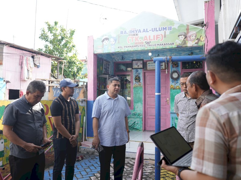 Wali Kota Makassar, Munafri Arifuddin, melakukan inspeksi langsung terhadap aset milik Pemerintah Kota Makassar di Kelurahan Pannampu, Kecamatan Tallo, pada Minggu (18/5/2025). @Jejakfakta/dok. Humas Pemkot Makassar