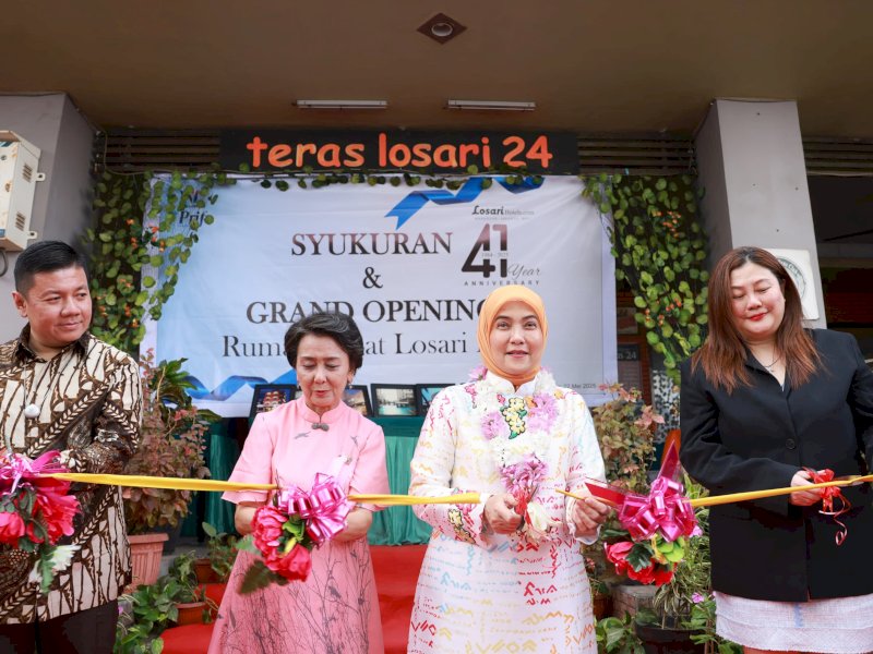  Wakil Wali Kota Makassar, Aliyah Mustika Ilham, meresmikan Prife Wellness Gallery (PWG) Rumah Sehat Prife yang berlokasi di Losari Beach Hotels, Jalan Penghibur No. 10, Makassar, pada Kamis (25/5/2025). @Jejakfakta/dok.  Humas dan IKP Dinas Kominfo Makassar