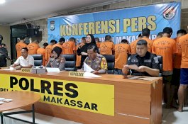 Polres Pelabuhan Makassar Ungkap 111 Pelaku Narkoba, Termasuk Anak di Bawah Umur