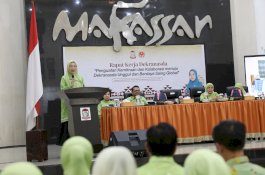 Melinda Aksa Pimpin Raker Dekranasda Makassar 2025, Dorong Penguatan Kerajinan Lokal