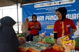 Jelang HBKN, DPKP Lutim Gelar Gerakan Pangan Murah